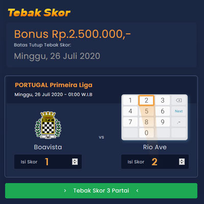 tebak skor 3dbet